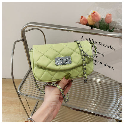 Women's Korean Style Fashion Summer Chain Simple Shoulder Bags