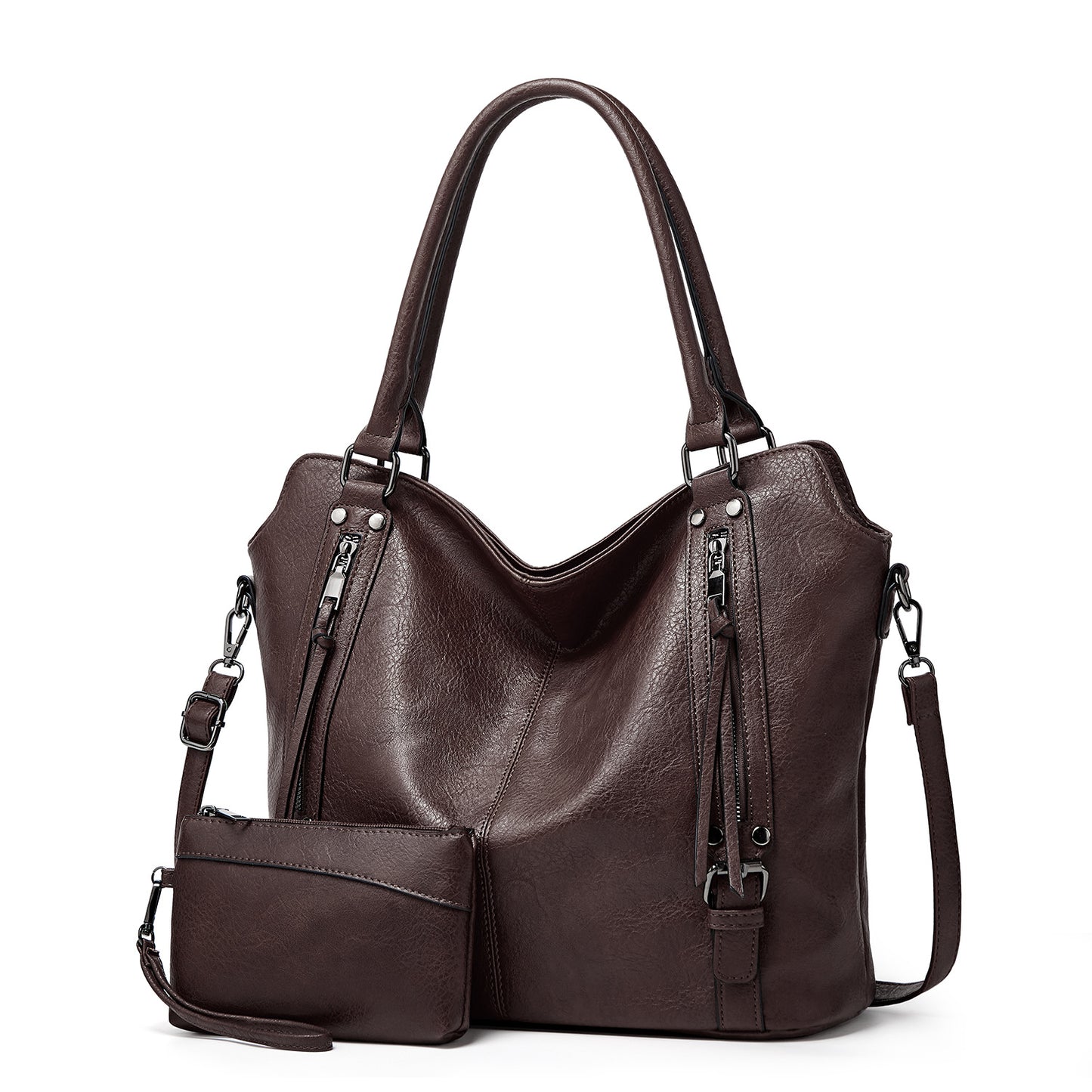 Women's Large Portable Tote Soft Leather Capacity Handbags