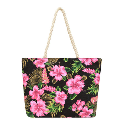 Women's Flower Cloth Fashion Ethnic Style Large Shoulder Bags