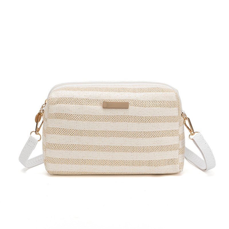 Women's Niche Woven Fashion Straw Beach Crossbody Bags