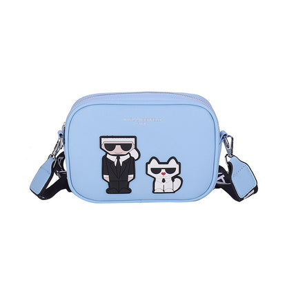 Women's Trendy Cartoon Wide Strap Simple Small Crossbody Bags