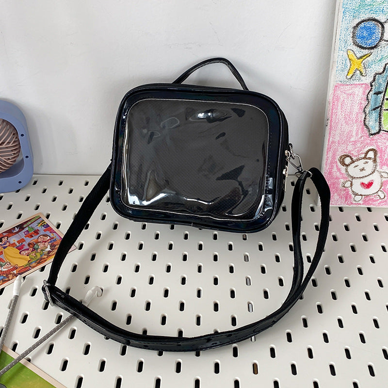 Square Design Small Food Intake Cartoon Daily Mobile Crossbody Bags