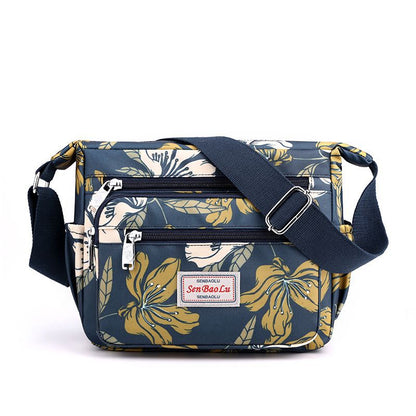 Women's Nylon Printed Mother Outdoors Commute Crossbody Bags