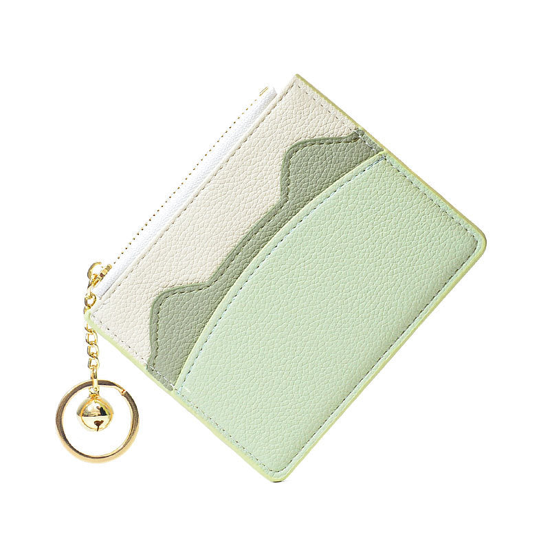 Women's Contrast Color Cute Good-looking Mini Ladies Wallets