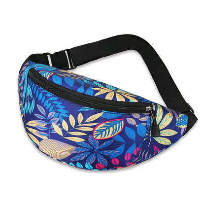 Men's Beautiful Printed Close-fitting Stall Goods Waist Packs