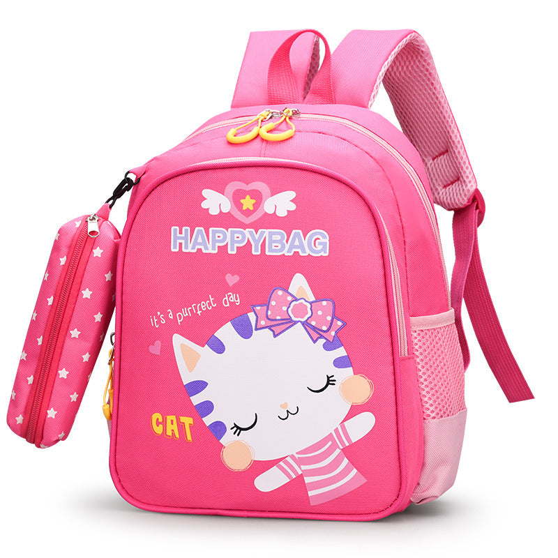 Sac à dos mignon avec pendentif crayon pour les classes intermédiaires des garçons