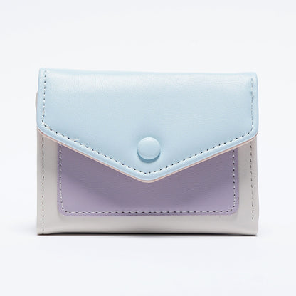 Dopamine Color Matching Korean Solid Simple Ladies Wallets