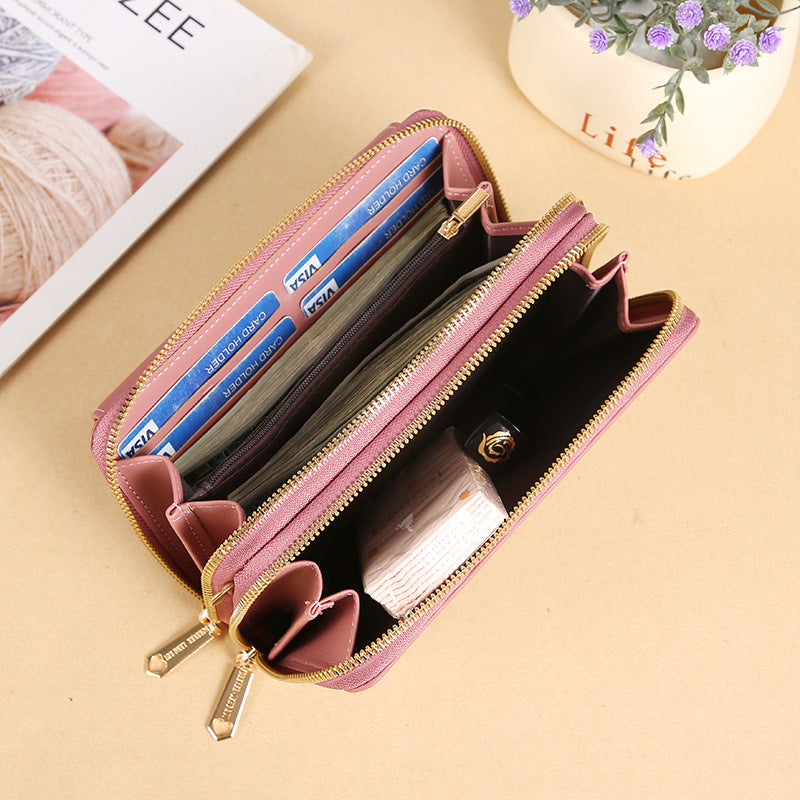 Women's Style Summer Fashion Versatile Large Capacity Double Phone Bags