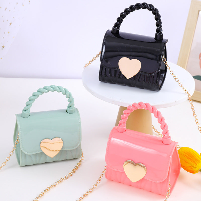 Women's Slouchy Creative Mini Love Gel Crossbody Bags