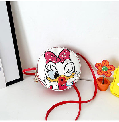 Children's Korean Style Fashion Small Round Cartoon Children's Shoulder Bags