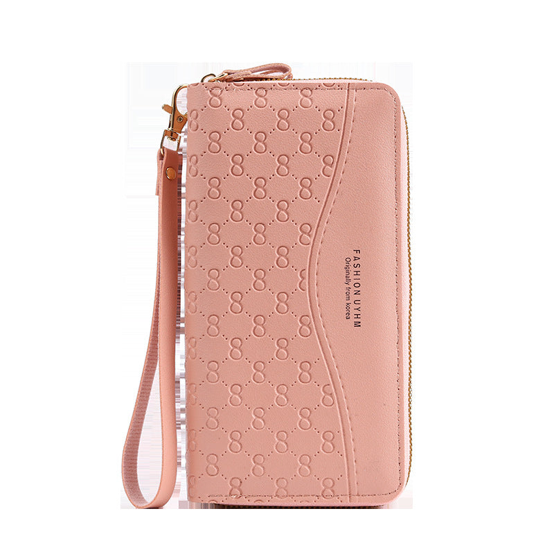 Women's Long Zipper Multifunctional Mobile Large Capacity Ladies Wallets