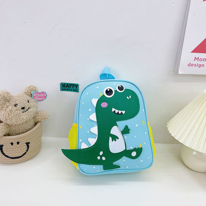 Sacs d'école pour enfants en nylon imprimés mignons avec petits dinosaures