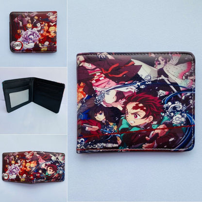 Anime Peripheral Ghost Blade Extinction Cartoon Printed Character Ladies Wallets