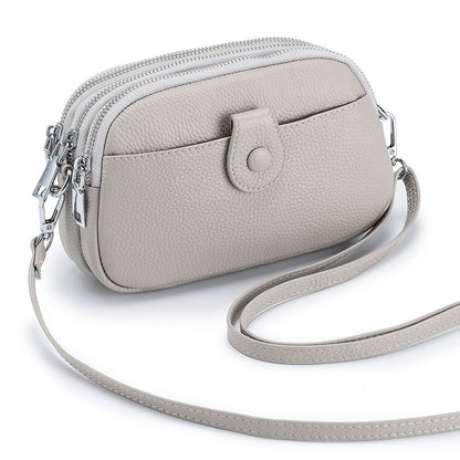 Women's Leather Small Large Capacity Fashion Mobile Crossbody Bags