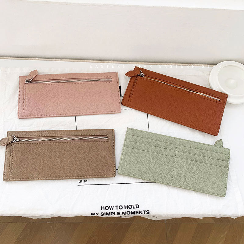 Authentic Leather Tactile Feel Multiple Slots Ladies Wallets