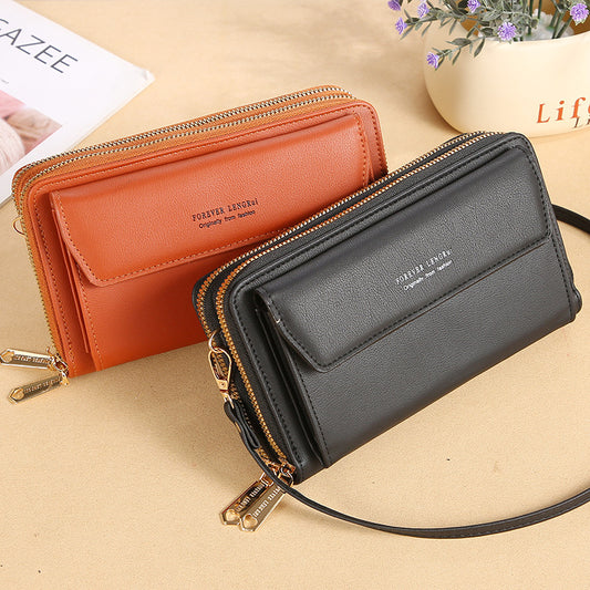 Women's Style Summer Fashion Versatile Large Capacity Double Phone Bags