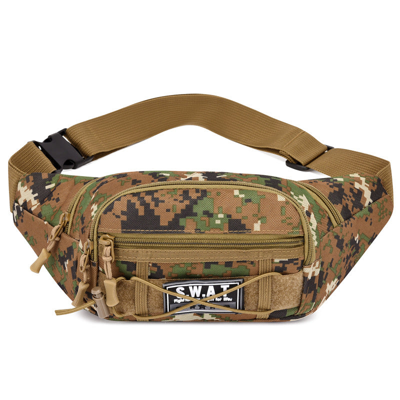 Men's Waterproof Large Capacity Fishing Hiking Camouflage Men's Waist Packs