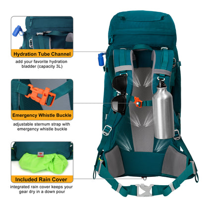 Quality Nylon Large Capacity Waterproof Hiking Mountaineering Backpacks