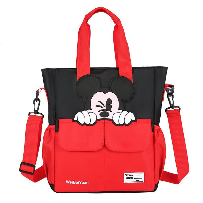 Sacs à bandoulière portables pour enfants avec dessin animé mignon Mickey Mouse