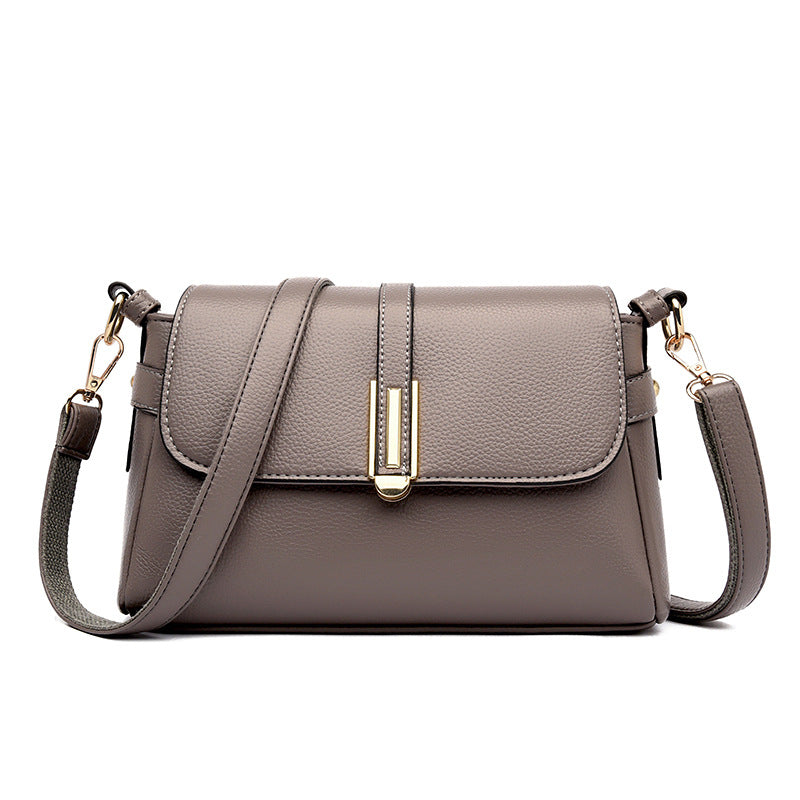 Women's Small Square Simple Western Style One Crossbody Bags