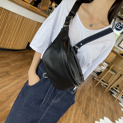 Women's Summer Fashion Dumpling Texture Soft Leather Waist Packs