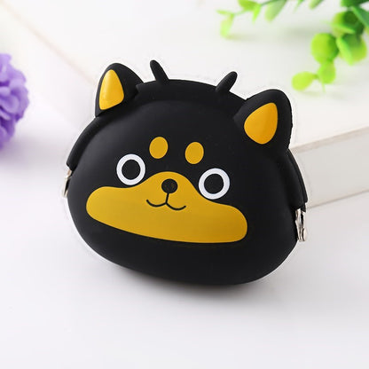 Animal Cartoon Clip Silicone Elderly Cute Coin Purses