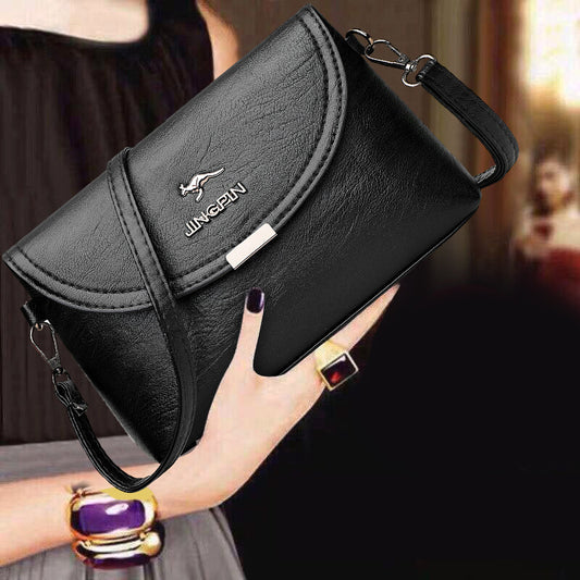 Women's High-grade Temperament Pouches Solid Color Crossbody Bags