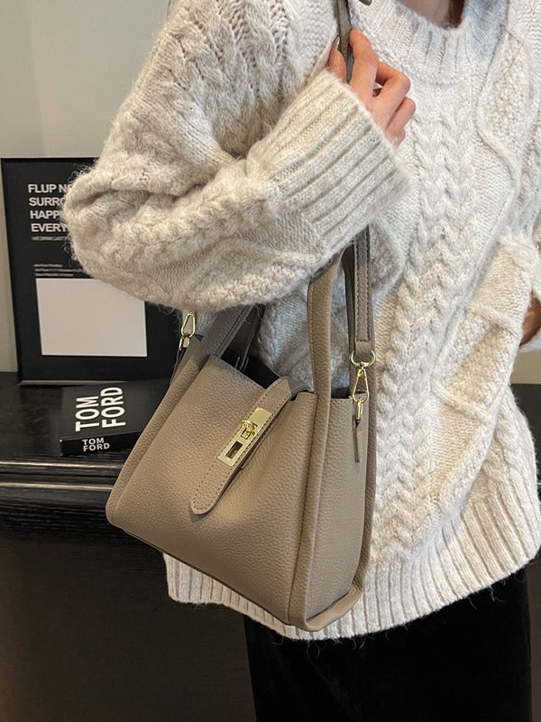 Women's Popular Autumn Versatile Retro Textured Shoulder Bags