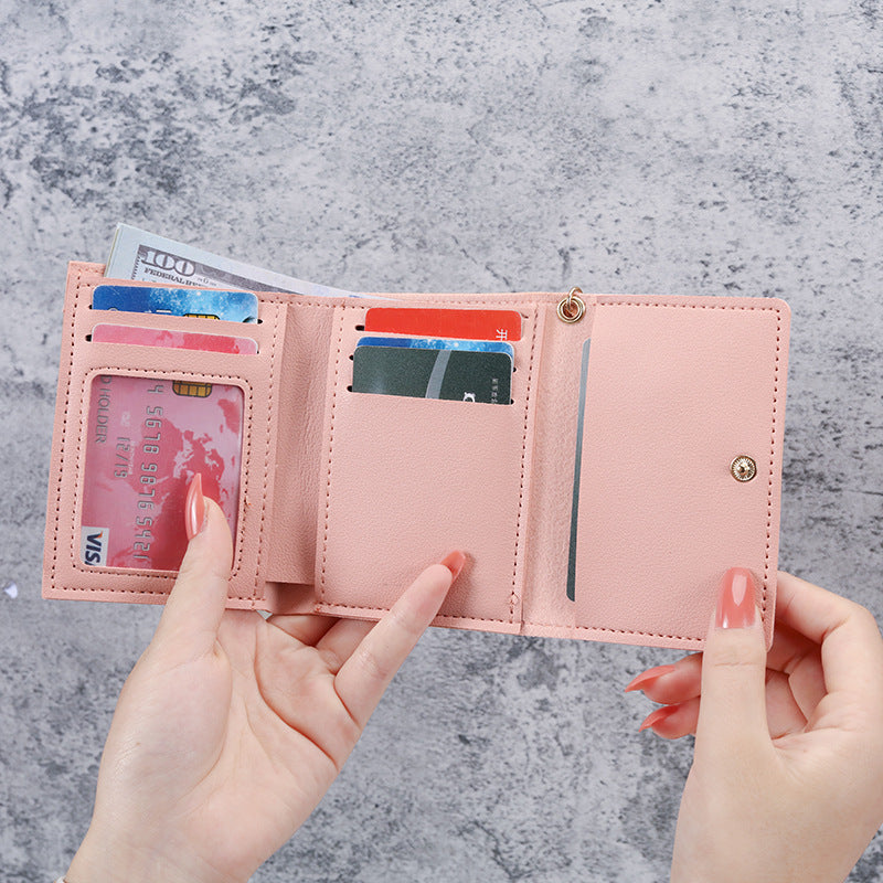 Women's Korean Short Creative Fashion Hasp Ladies Wallets