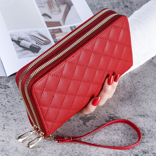 Women's Clutch Fashion Large Capacity Soft Leather Ladies Wallets