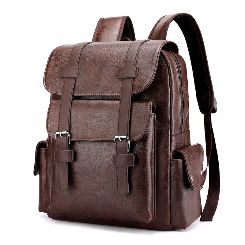 Men's Korean Style Large Capacity Soft Unisex Fashion Backpacks