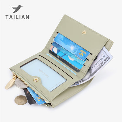 Trendy Women's Stylish Short High-grade Folding Ladies Wallets