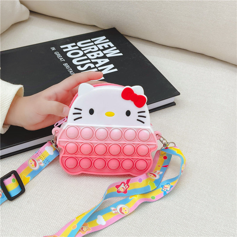 Rat Killer Pioneer Trendy Squeezing Toy Cartoon Kitten Purses