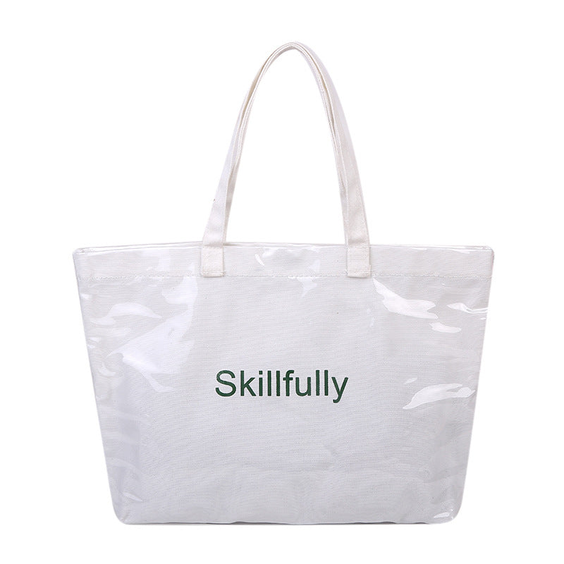 Large Capacity Transparent Jelly Female Fashion Shoulder Bags