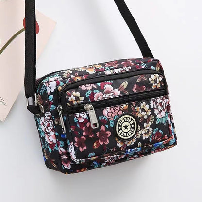 Women's Style Oxford Flower Cloth Stall Running Crossbody Bags