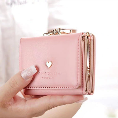 Women's Short Korean Style Female Mini Cute Card Holder