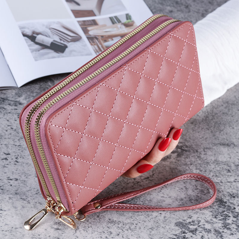 Women's Clutch Fashion Large Capacity Soft Leather Ladies Wallets