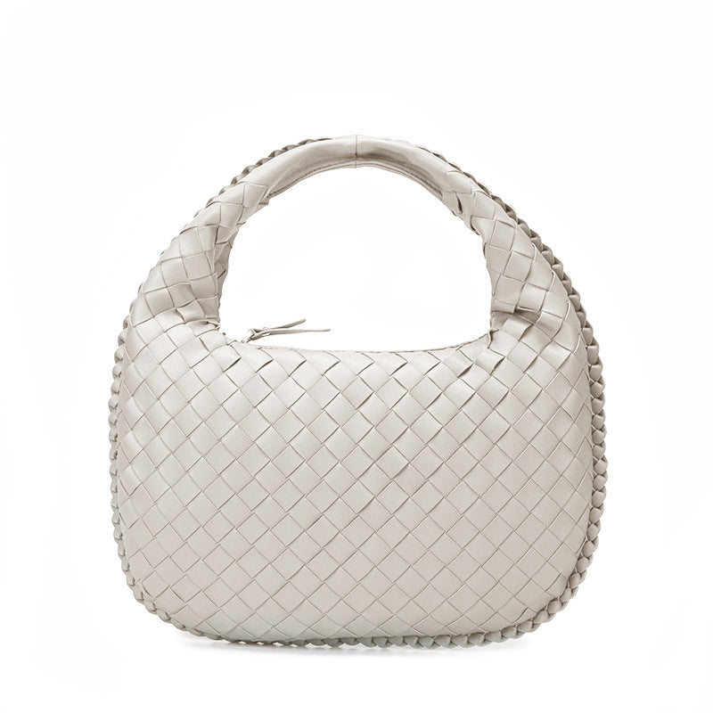 Women's Woven Vintage Vegetable Basket Underarm Portable Handbags