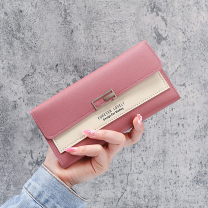 Women's Trendy Long Clutch Multifunction Leather Ladies Wallets