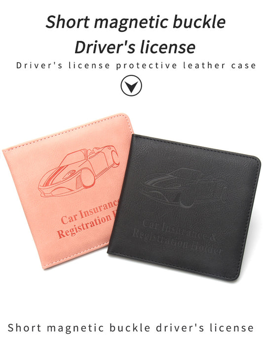 Driving License Cover Car Insurance Short Id Package