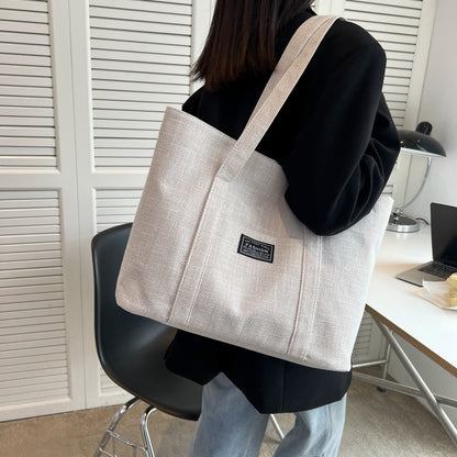 Sac fourre-tout tendance pour femme, grand sac à bandoulière simple et portable