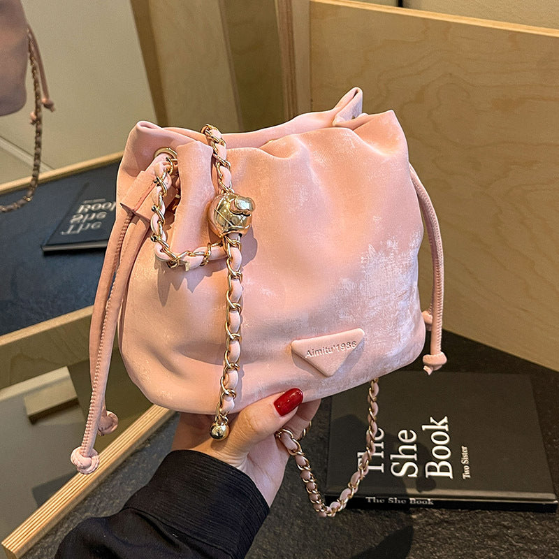 Style Sweet Burst Cream Color Fashion Crossbody Bags