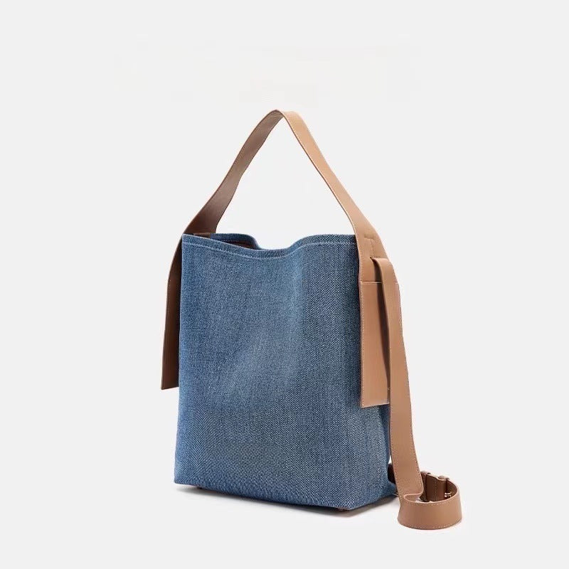 Women's Suede Tote Medium Large Portable Underarm Shoulder Bags