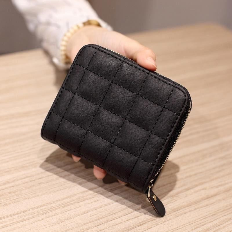 Women's Korean Style Mini Short Zipper Cute Ladies Wallets