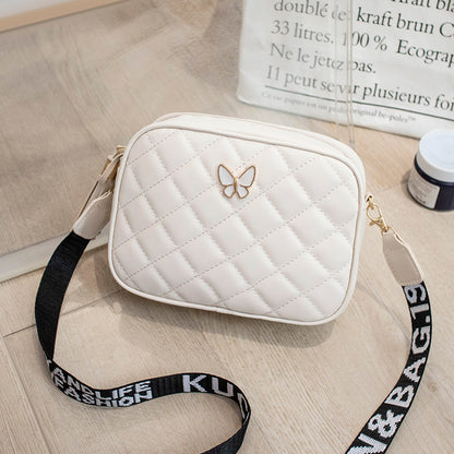 Women's Rhombus Tassel Small Square Fashion Bowknot Crossbody Bags