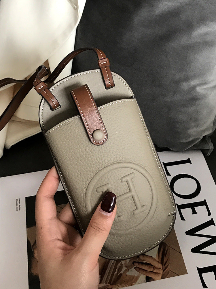 Women's Fashionable High-grade Summer Exquisite Leather Phone Bags