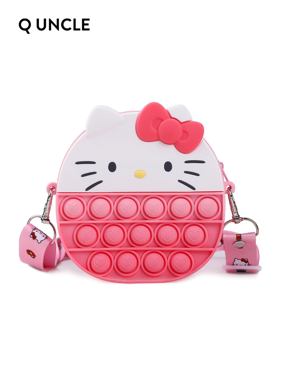 Authorized Hello Kitty Silicone Cartoon Melody Purses