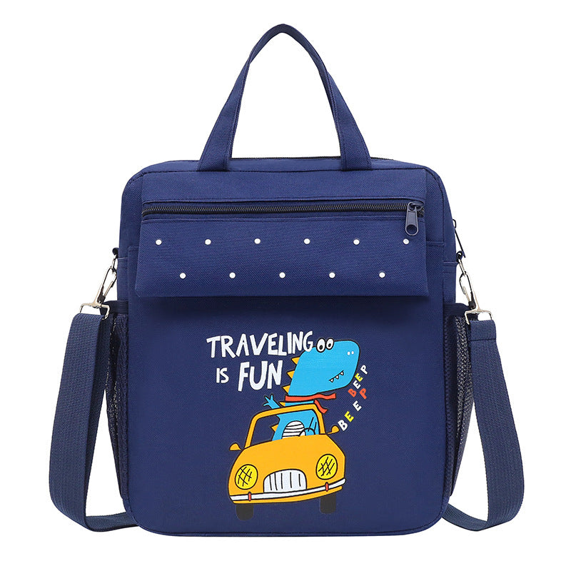 Children's Korean Style Tuition Cute Portable Document Large Elementary School Students' Schoolbags