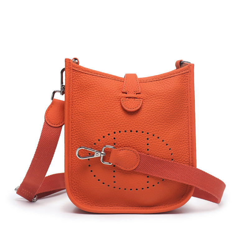 Women's Calfskin Mini Fashion Unique Hollow For Crossbody Bags