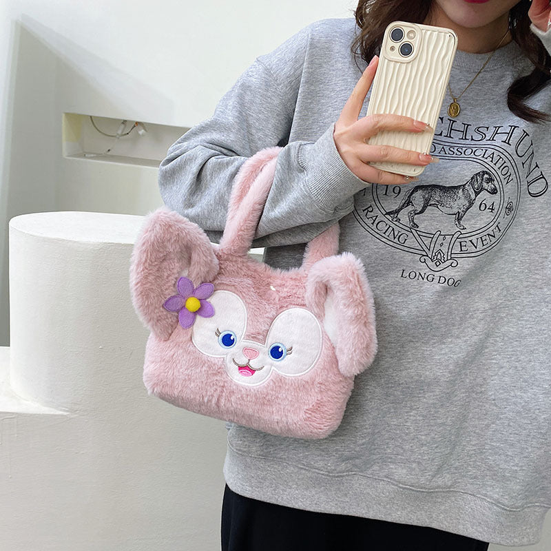 Cute Plush Cartoon Furry Small Crane Children's Coin Purse